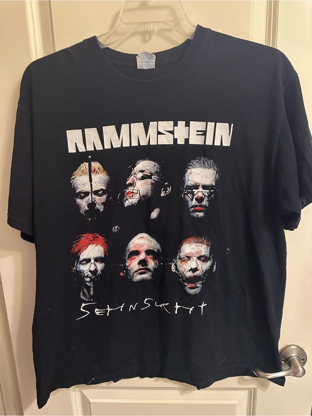 Rammstein Sehnsucht Graphic Tee - Black Short Sleeve Band Shirt